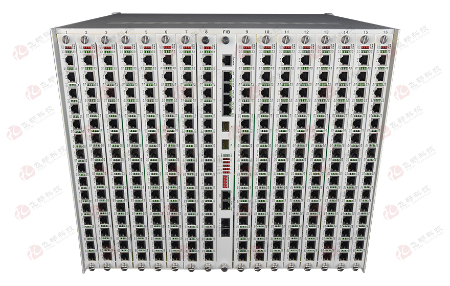 飛暢科技-960路電話光端機（8U 19英寸，SFP 1+1光備份）